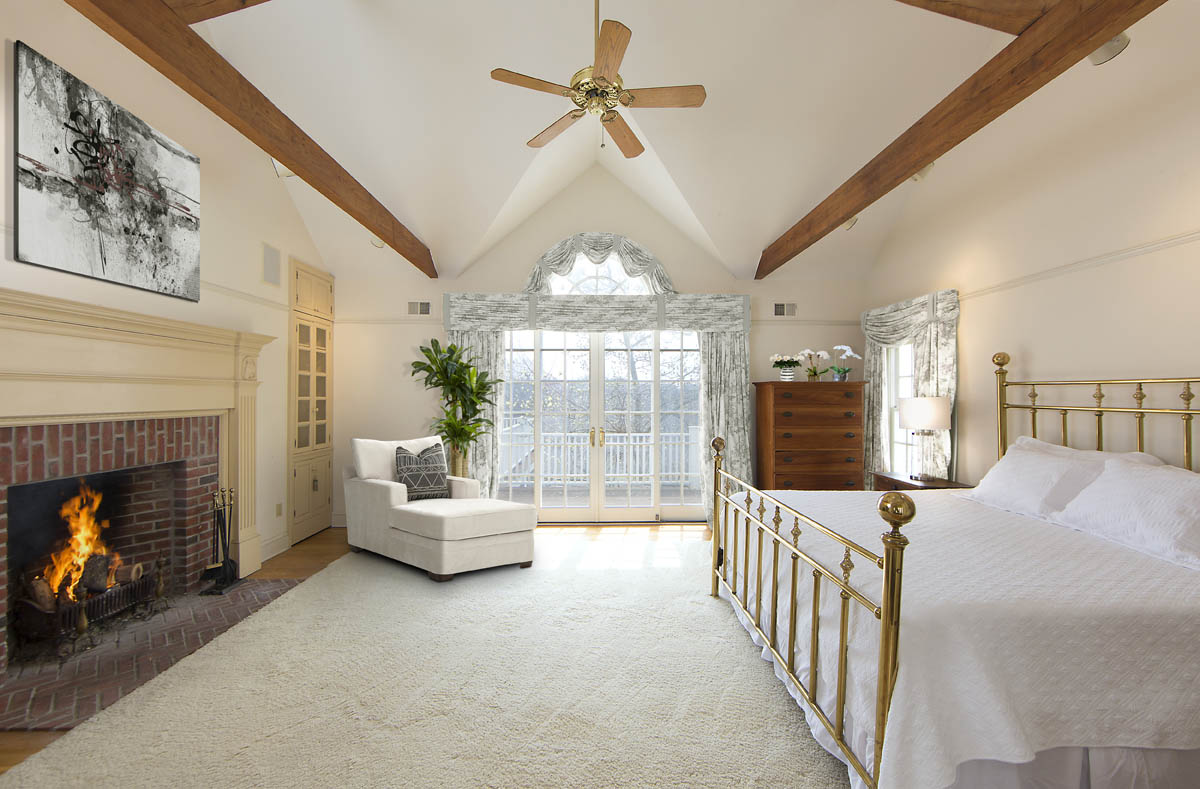 11 3 Fieldview Lane Tewksbury Township -- master bedroom virtually staged